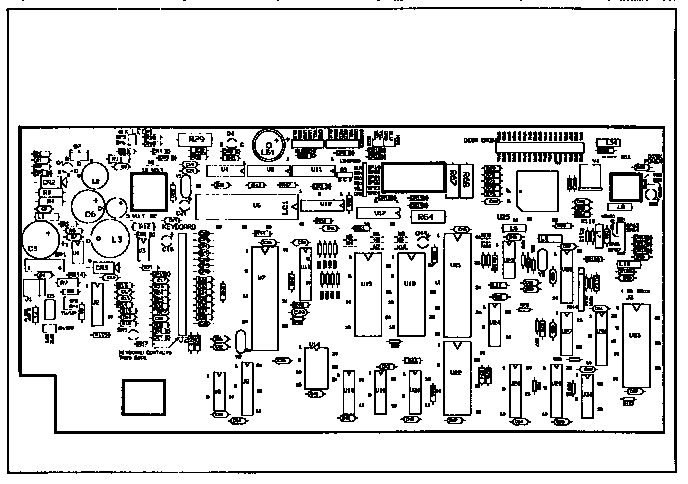 CONTROL PC BOARD COMPONENT LISTING