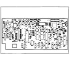 Smith Corona PWP3500 (5FAF) control pc board component listing diagram