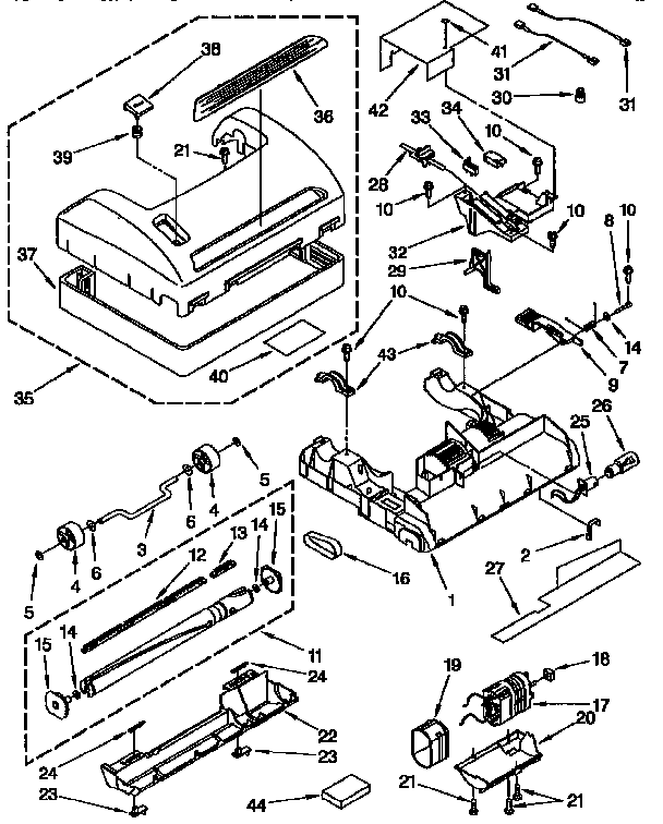 NOZZLE AND MOTOR PARTS