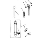 Kenmore 1163093490C hose and attachment parts diagram