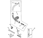 Kenmore 1163488290C hose and attachment parts diagram