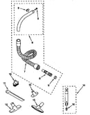 Hose and attachment parts