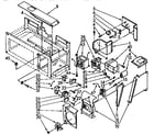 KitchenAid KHMS105WWH0 magnetron and air flow diagram