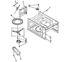 KitchenAid KCMS125YSB0 cavity and turntable diagram