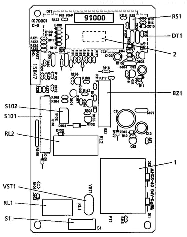 Power and control circuit board