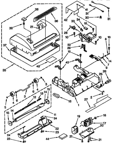 Nozzle and motor