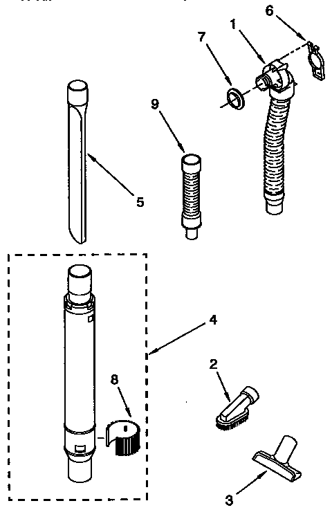 Hose and attachment
