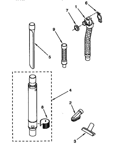 Hose and attachment