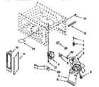 Kenmore 6654433450 magnetron and air flow diagram