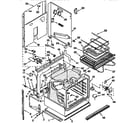 Kenmore 6654428450 upper oven diagram