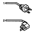 IBM PS1-2123 power cords diagram