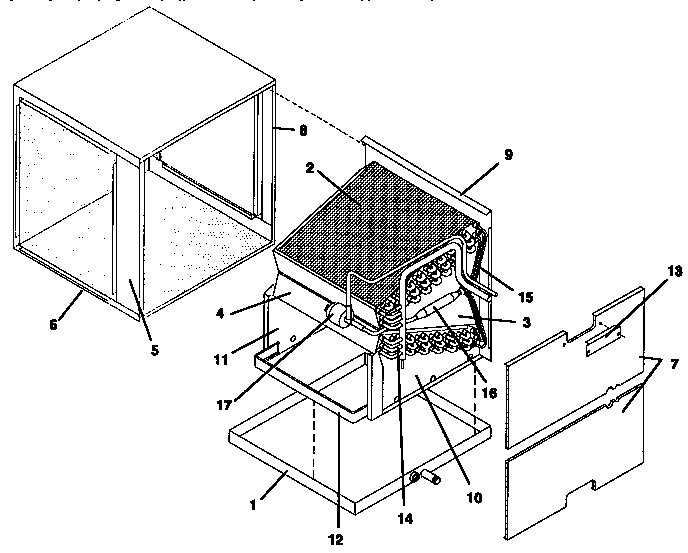 Functional replacement parts/front view