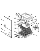 Motor and evaporator coil