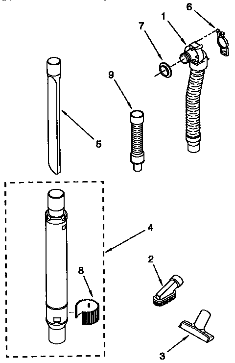 HOSE AND ATTACHMENT