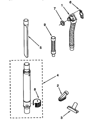 Hose and attachment