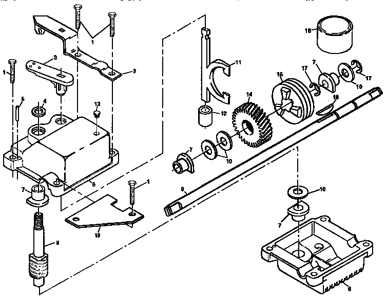 Gear case assembly