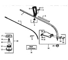 Craftsman 358798151 drive shaft and cutting head diagram