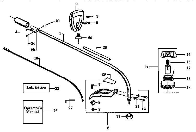 DRIVE SHAFT AND CUTTER HEAD