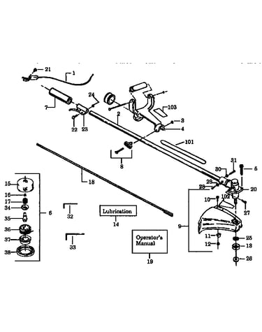 Drive shaft and cutter head