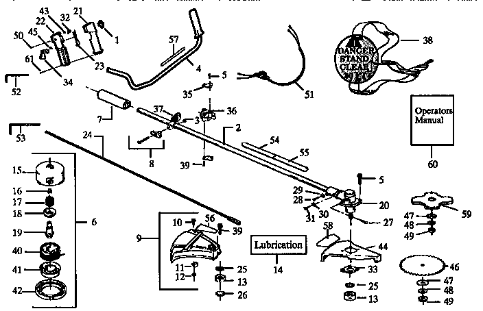 Drive shaft and cutting head