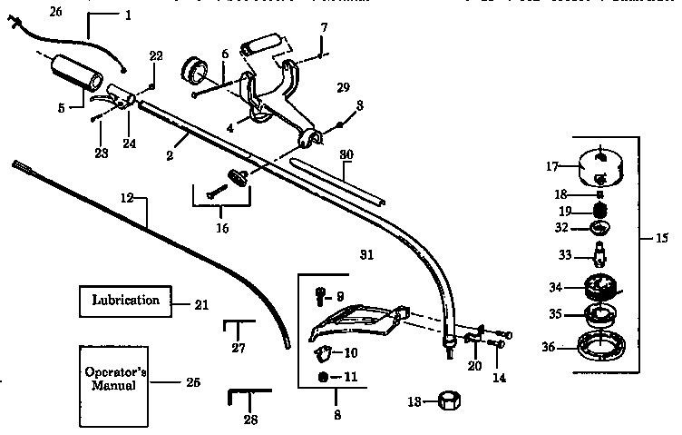 DRIVE SHAFT AND CUTTER HEAD