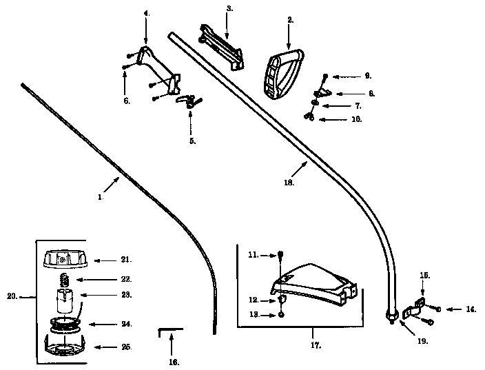 DRIVE SHAFT AND CUTTER HEAD