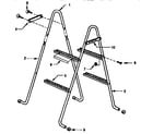 Sears 167QS0380 ladder assembly diagram