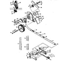 McCulloch TITAN 2580 A/V GLE 12-400065-00 shaft / shield / cutter assembly diagram