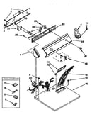 Control panel and top