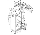 Kenmore 2539631011 cabinet parts diagram