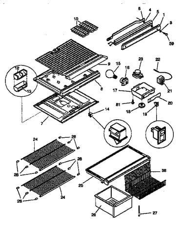 Shelves and accessories