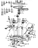 Mower deck- key parts 37-66