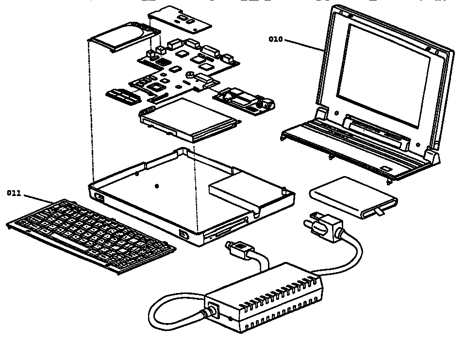 Lap top assembly