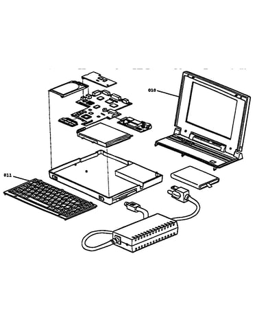 Lap top assembly