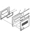 Lower oven door