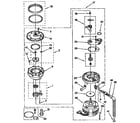 KitchenAid KUDB23HB0 pump and motor diagram