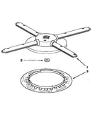 Lower washarm and strainer