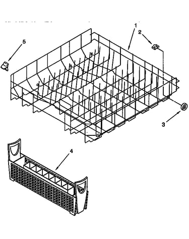 Lower rack