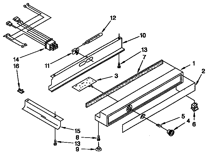 REFRIGERATOR CONTROL PANEL