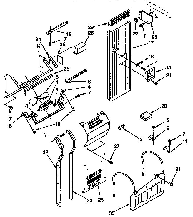 Air flow and reservoir
