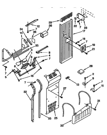 Air flow and reservoir