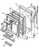 Refrigerator door