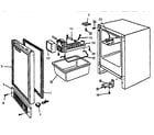Kenmore 7679894250 cabinet parts diagram