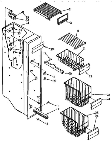 Freezer liner