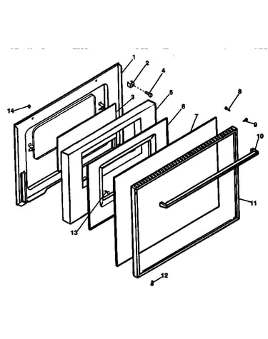 Oven door