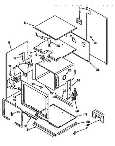 Upper oven