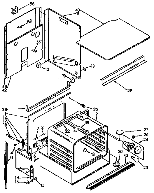 Upper oven