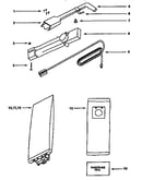 Handle and bag housing