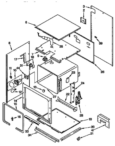 Upper oven