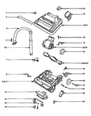 Nozzle and motor assembly